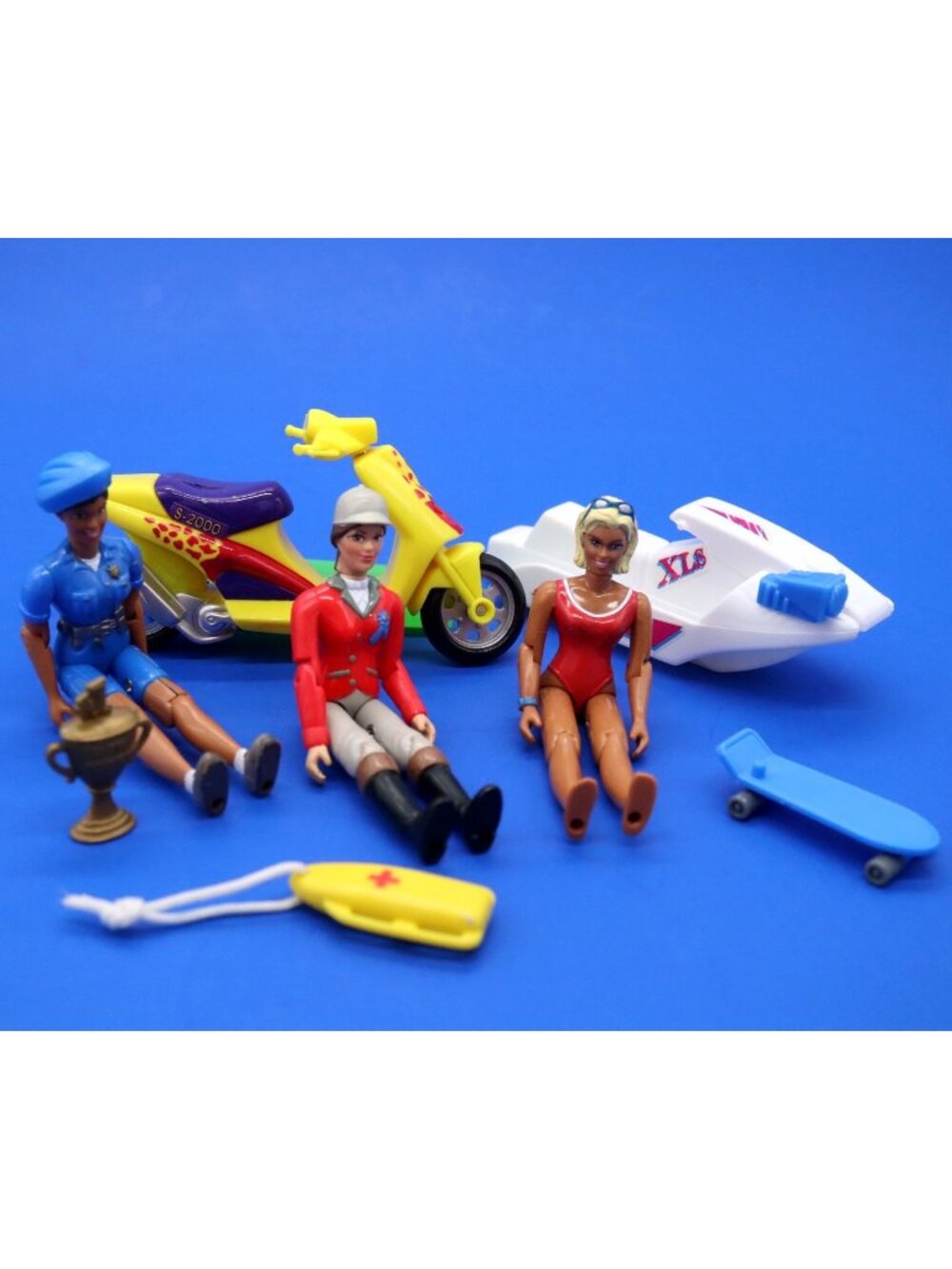 Lanard WOW! Power Girls Lot Action Figures, Vehicles & Accessories Vintage 1999